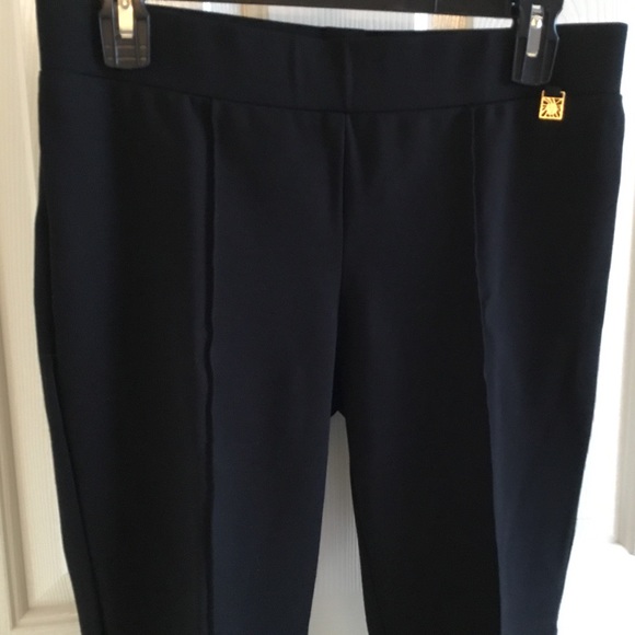 Anne Klein black skinny ankle Compression Ponte Pant - Picture 4 of 13
